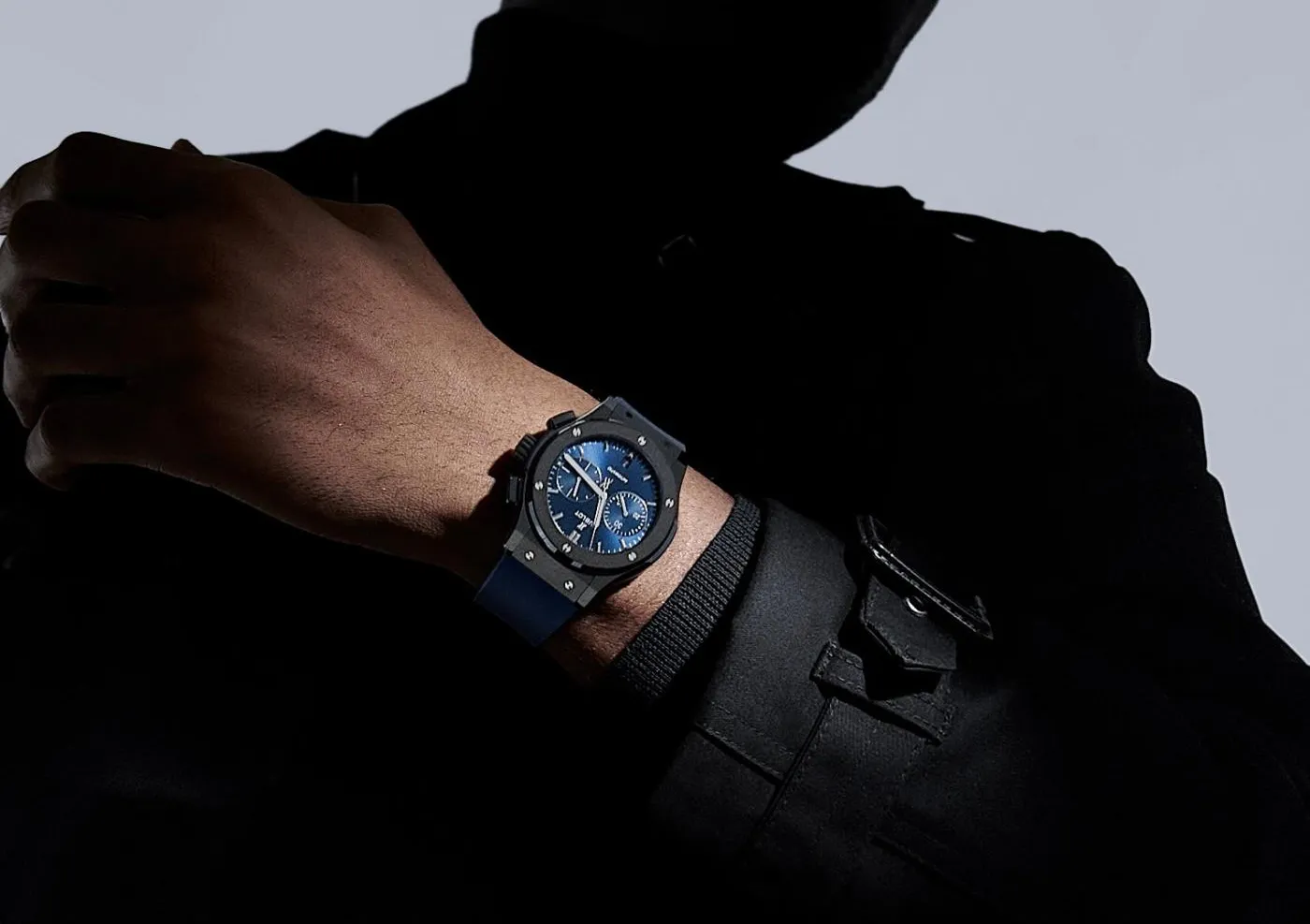 Hublot large in size 45mm